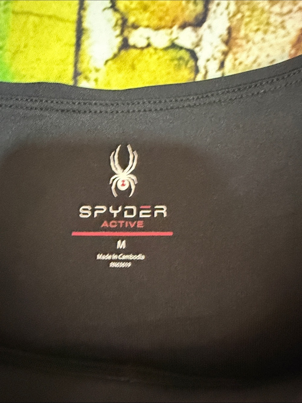 Spyder Black Performance Racerback Tank - Picture 2 of 7